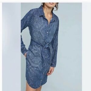 Cloth & Stone Anthropologie denim dress